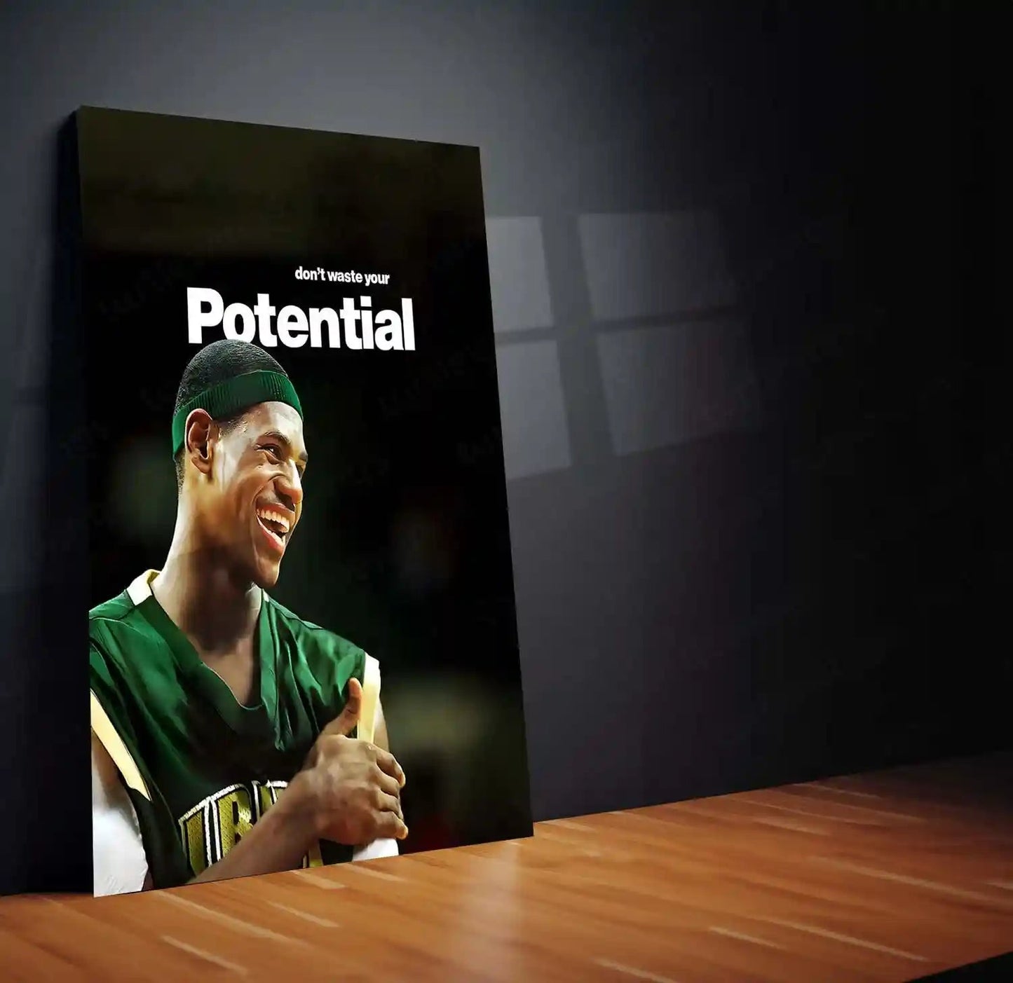 Quote Metal Poster | LeBron James – Don’t Waste Your Potential Metal Frame Greatness Responsibility & Championship Mindset Basketball Wall Art | Elite Standards Quote Metal Poster - TURTLEWINGS
