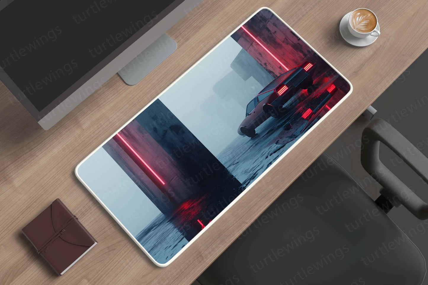 Foggy Large Deskmat - Premium XL & XXL Gaming Mouse Pad - TURTLEWINGS