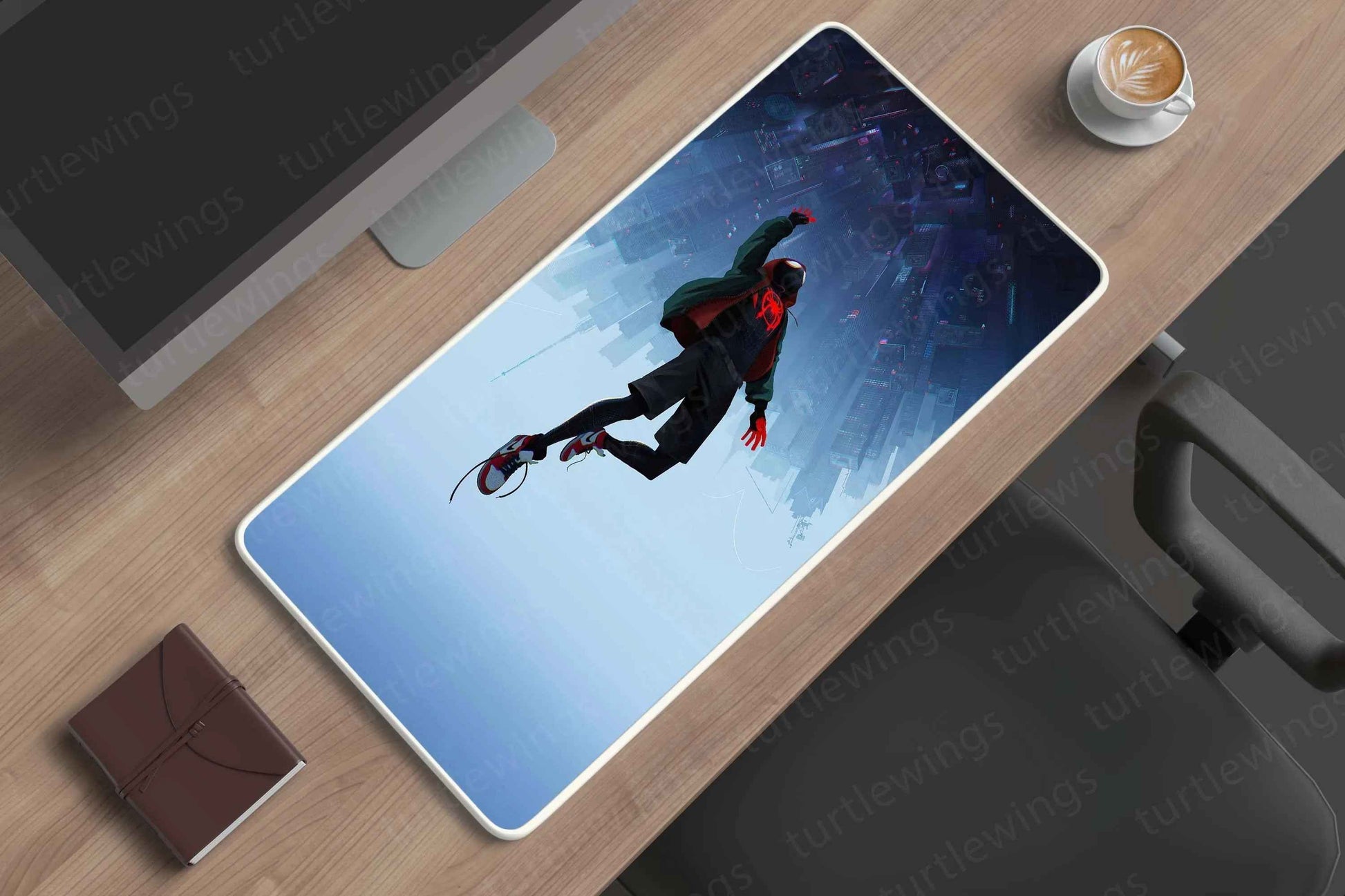Miles and Morales Spiderman Deskmat - TURTLEWINGS
