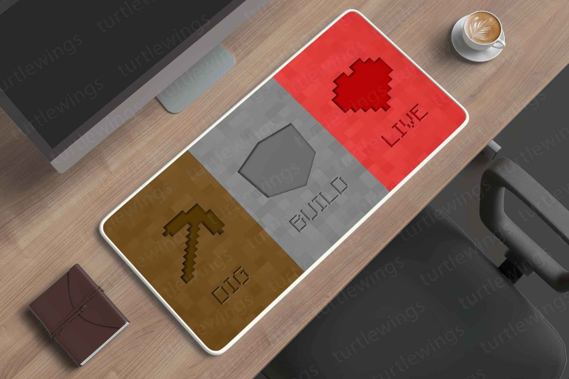 Minecraft Deskmat 1 - TURTLEWINGS