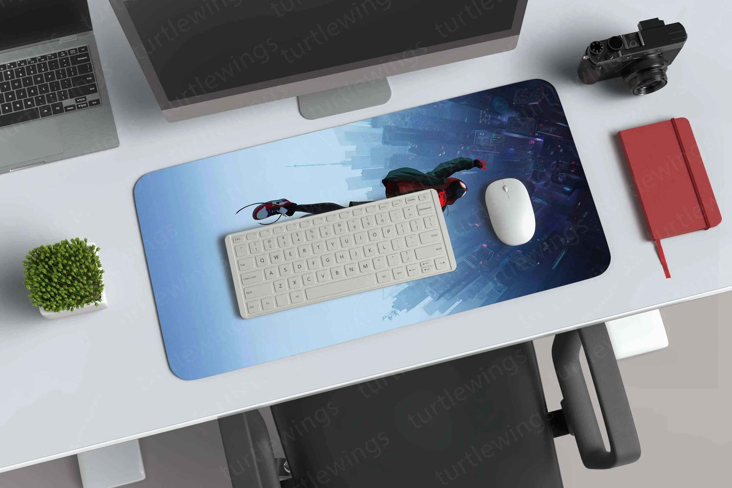 Miles and Morales Spiderman Deskmat - TURTLEWINGS