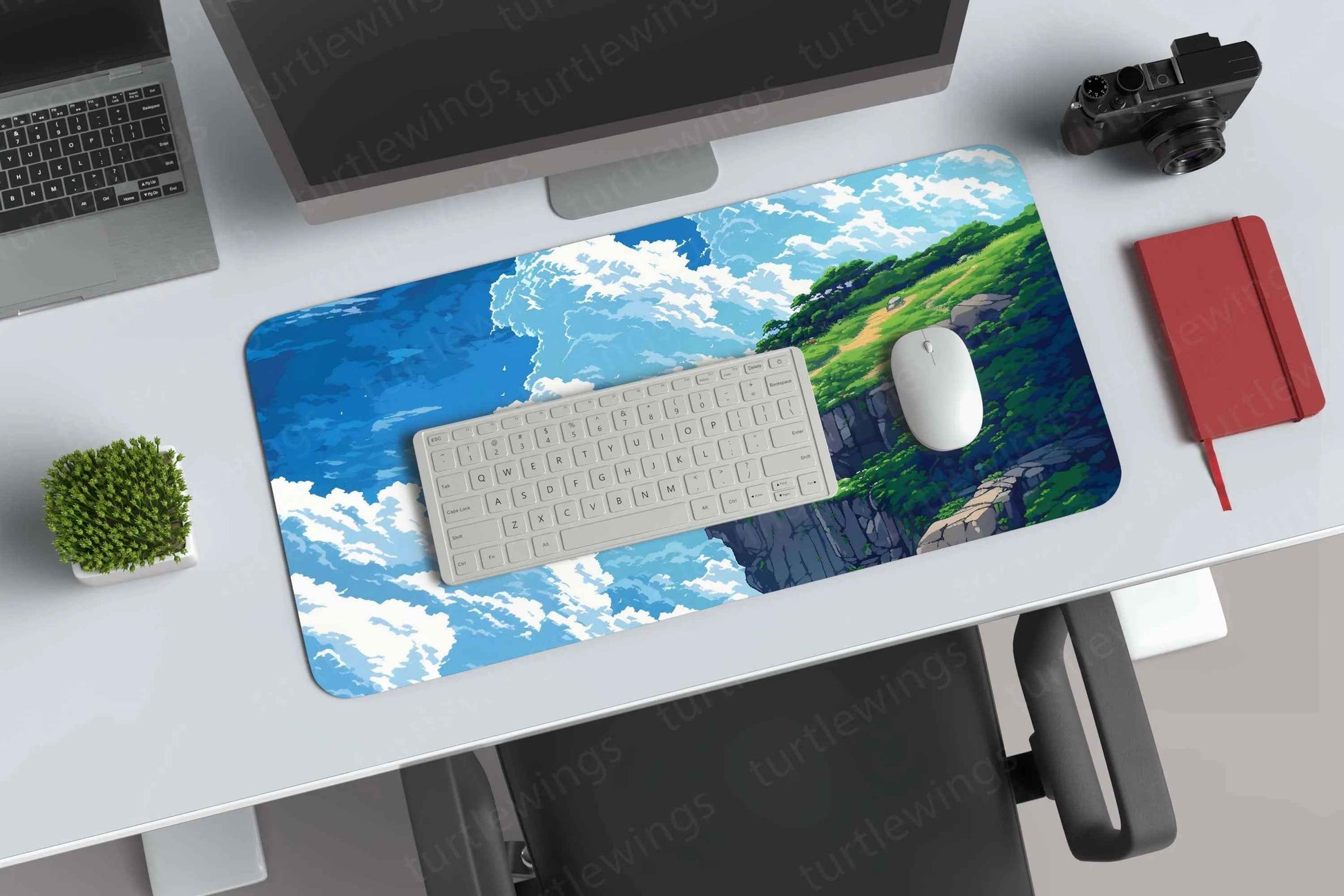 Cliff Large Deskmat - Premium XL & XXL Gaming Mouse Pad - TURTLEWINGS