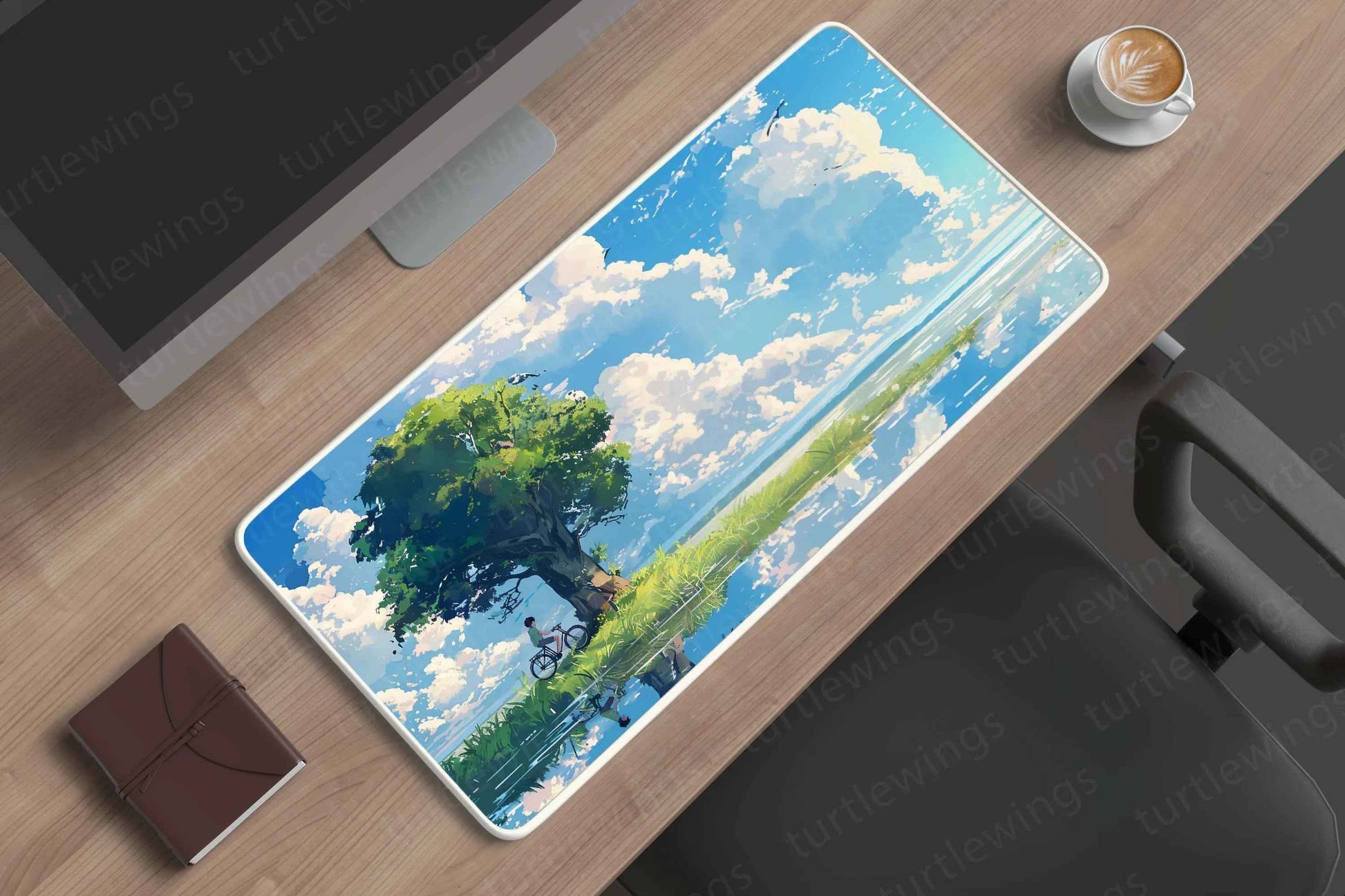 Ride Large Deskmat - Premium XL & XXL Gaming Mouse Pad - TURTLEWINGS