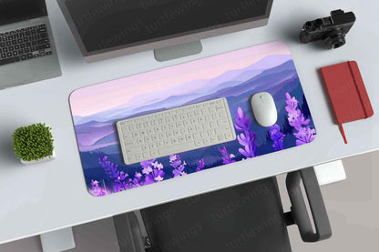 Lavenders Large Deskmat - Premium XL & XXL Gaming Mouse Pad - TURTLEWINGS