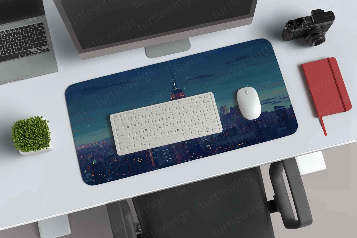 EmpireStateBuilding Large Deskmat - Premium XL & XXL Gaming Mouse Pad - TURTLEWINGS