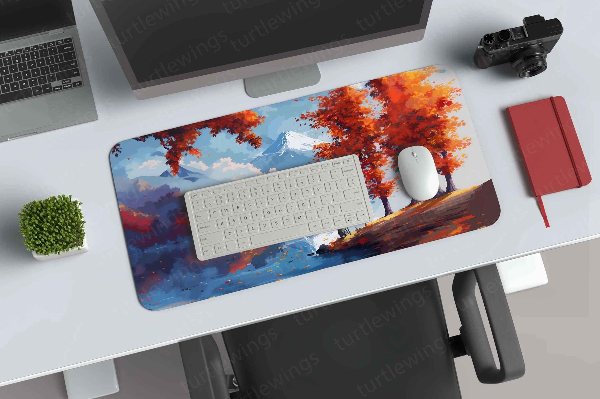 Autumn Large Deskmat - Premium XL & XXL Gaming Mouse Pad - TURTLEWINGS