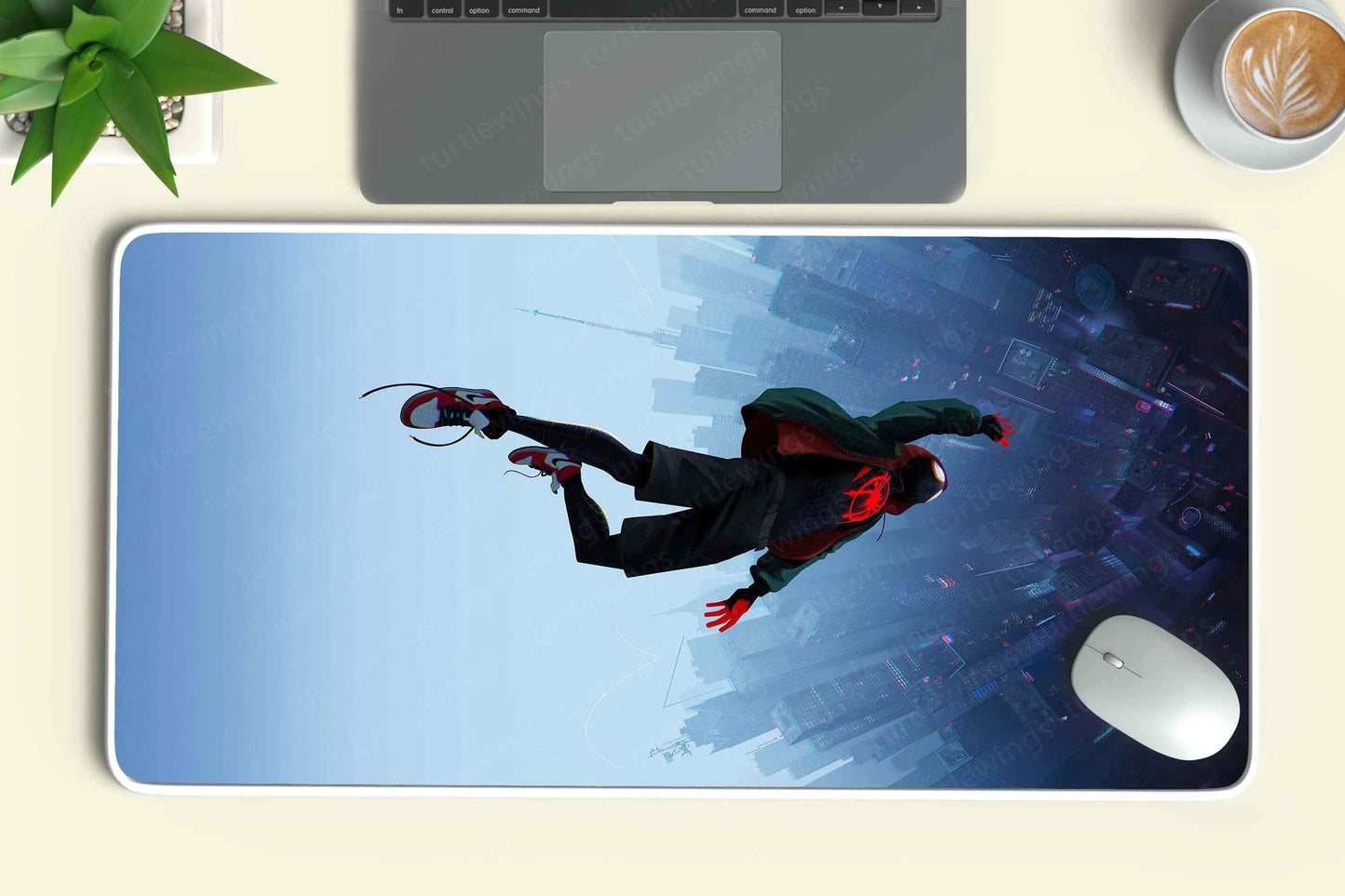 Miles and Morales Spiderman Deskmat - TURTLEWINGS