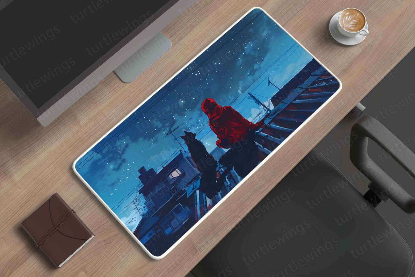 Rooftop Large Deskmat - Premium XL & XXL Gaming Mouse Pad - TURTLEWINGS