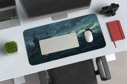 Cloudy Large Deskmat - Premium XL & XXL Gaming Mouse Pad - TURTLEWINGS