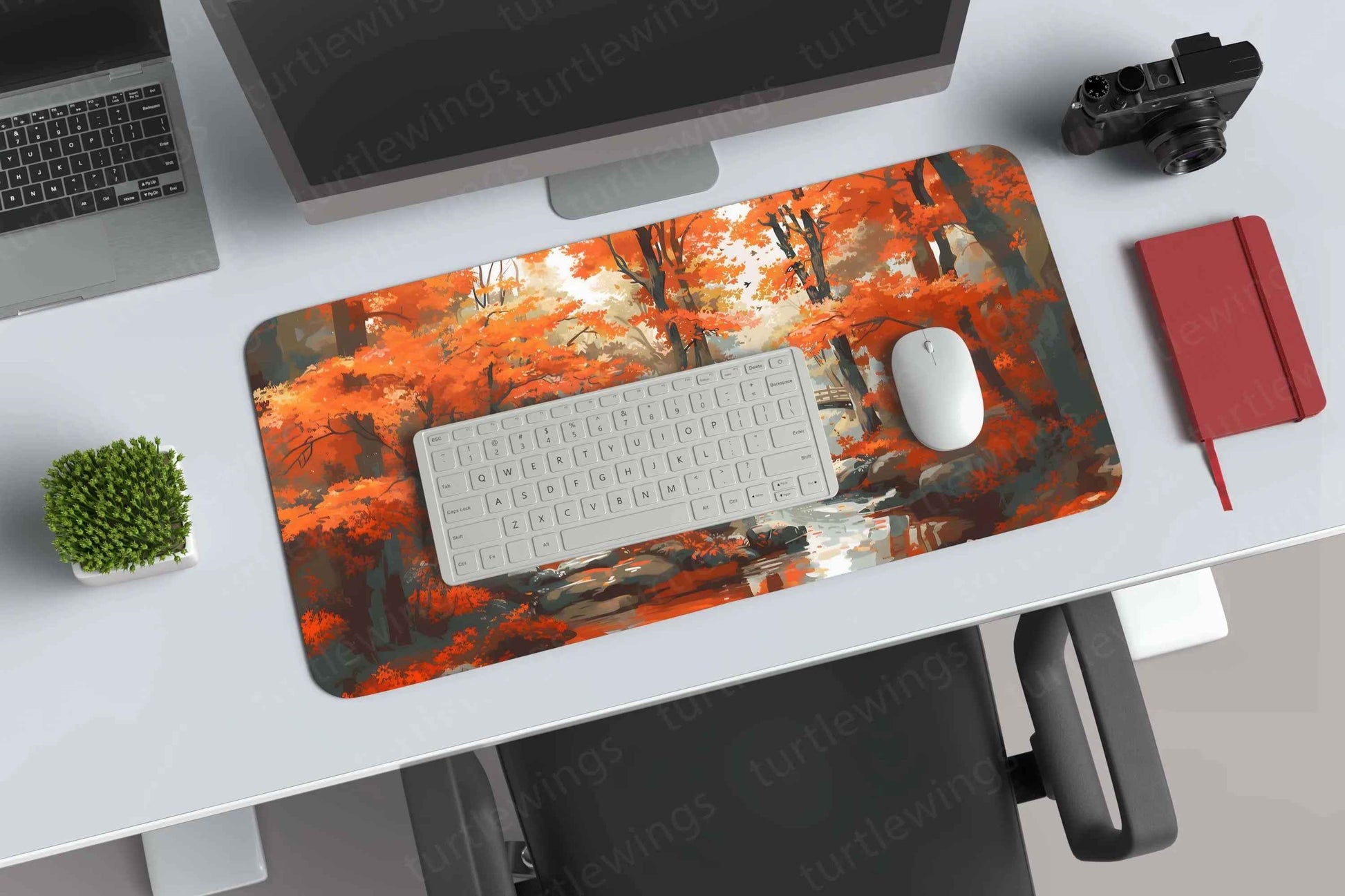 beautiful Large Deskmat - Premium XL & XXL Gaming Mouse Pad - TURTLEWINGS