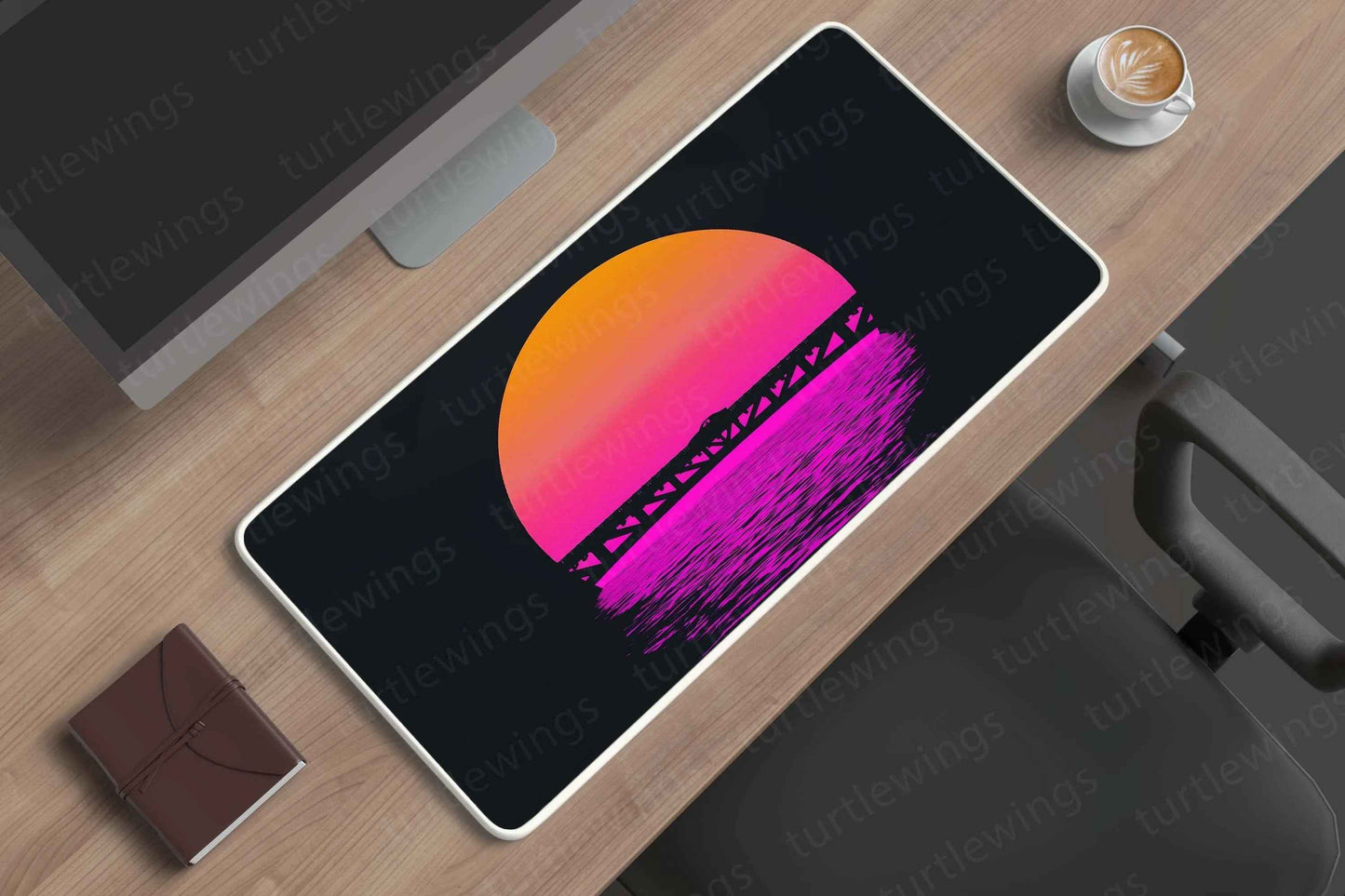 sunset-minimalist-bridge - TURTLEWINGS