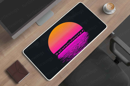 sunset-minimalist-bridge - TURTLEWINGS
