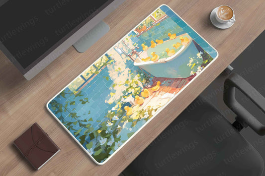 Duck Large Deskmat - Premium XL & XXL Gaming Mouse Pad - TURTLEWINGS
