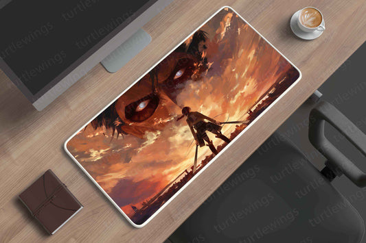 Attack-on-titan-Mikasa Deskmat - TURTLEWINGS