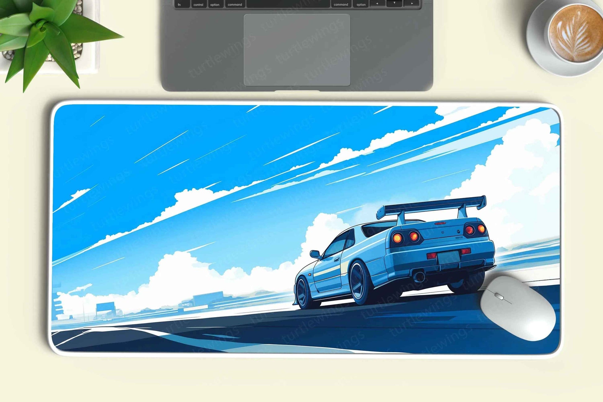 NFS-NIssan-GTR-2 Deskmat - TURTLEWINGS