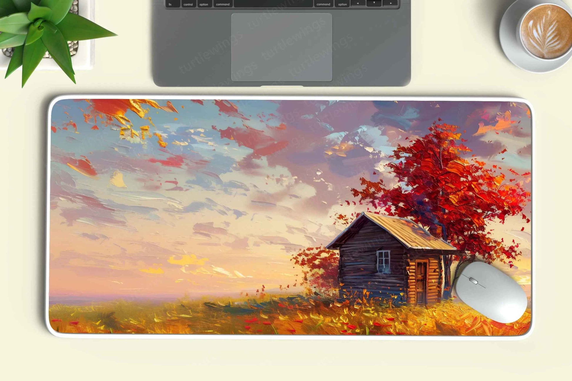 shack Large Deskmat - Premium XL & XXL Gaming Mouse Pad - TURTLEWINGS