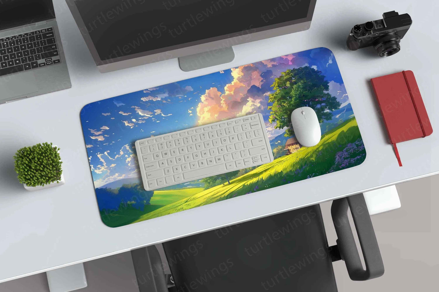Meadow Large Deskmat - Premium XL & XXL Gaming Mouse Pad - TURTLEWINGS