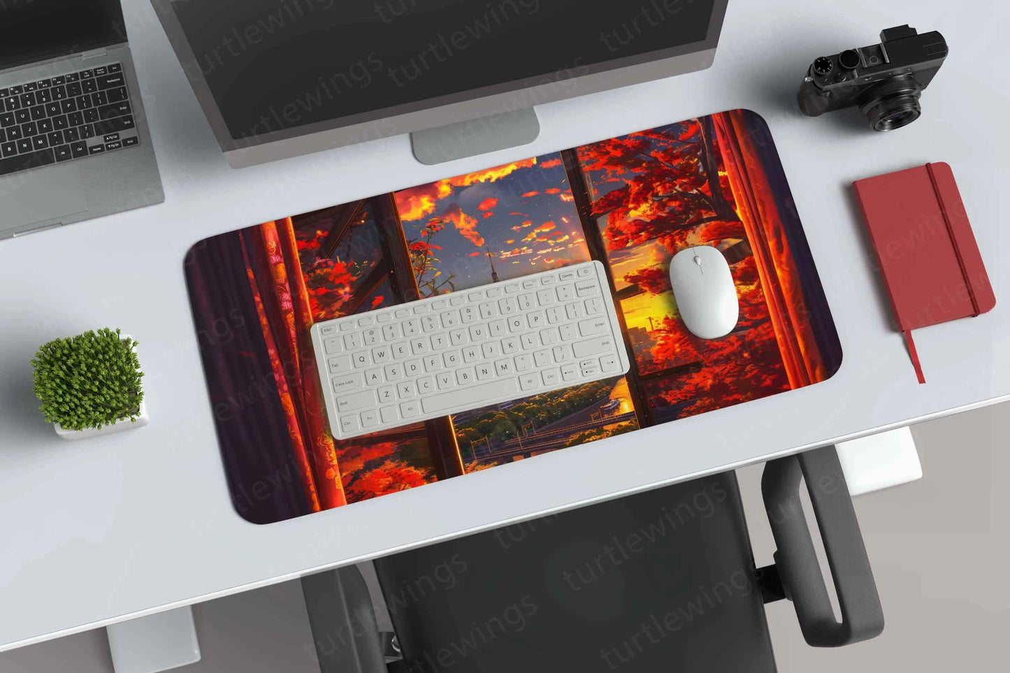 Tokyo Large Deskmat - Premium XL & XXL Gaming Mouse Pad - TURTLEWINGS