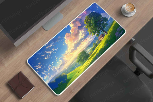 Meadow Large Deskmat - Premium XL & XXL Gaming Mouse Pad - TURTLEWINGS
