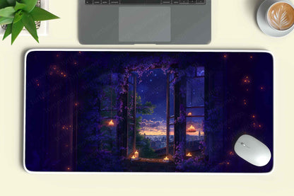 NightWindow Large Deskmat - Premium XL & XXL Gaming Mouse Pad - TURTLEWINGS