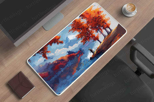Autumn Large Deskmat - Premium XL & XXL Gaming Mouse Pad - TURTLEWINGS