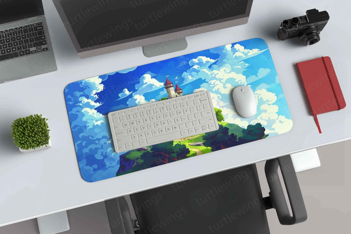 Cartoon Large Deskmat - Premium XL & XXL Gaming Mouse Pad - TURTLEWINGS
