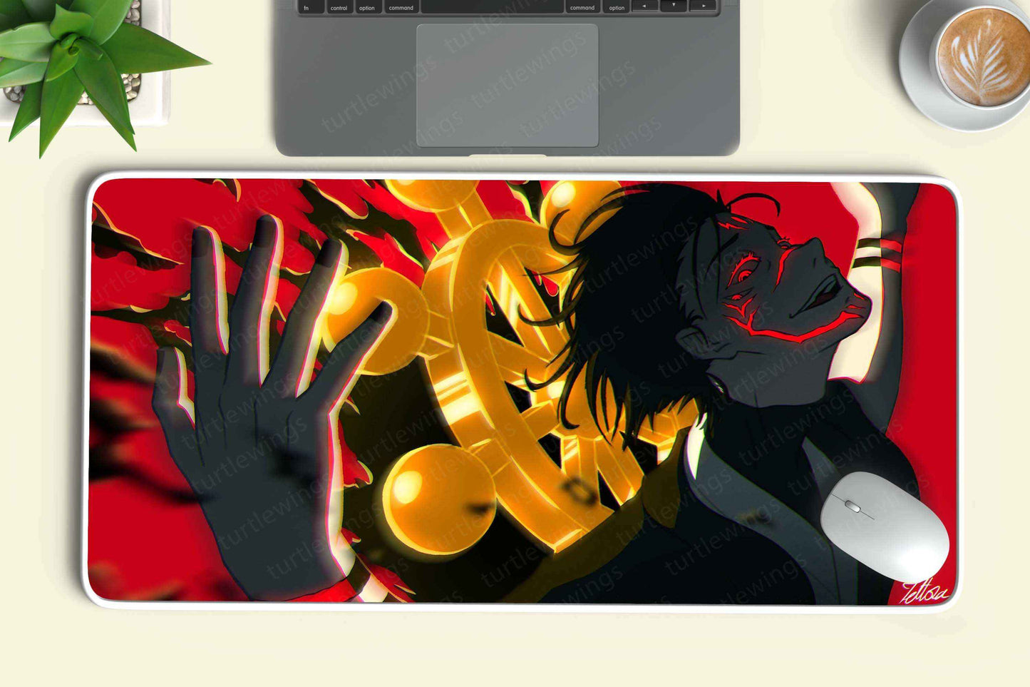 TURTLEWINGS | Mousepad | DESKMAT | Ryomen Sukuna - TURTLEWINGS