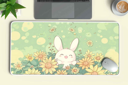 Sunflower Large Deskmat - Premium XL & XXL Gaming Mouse Pad - TURTLEWINGS