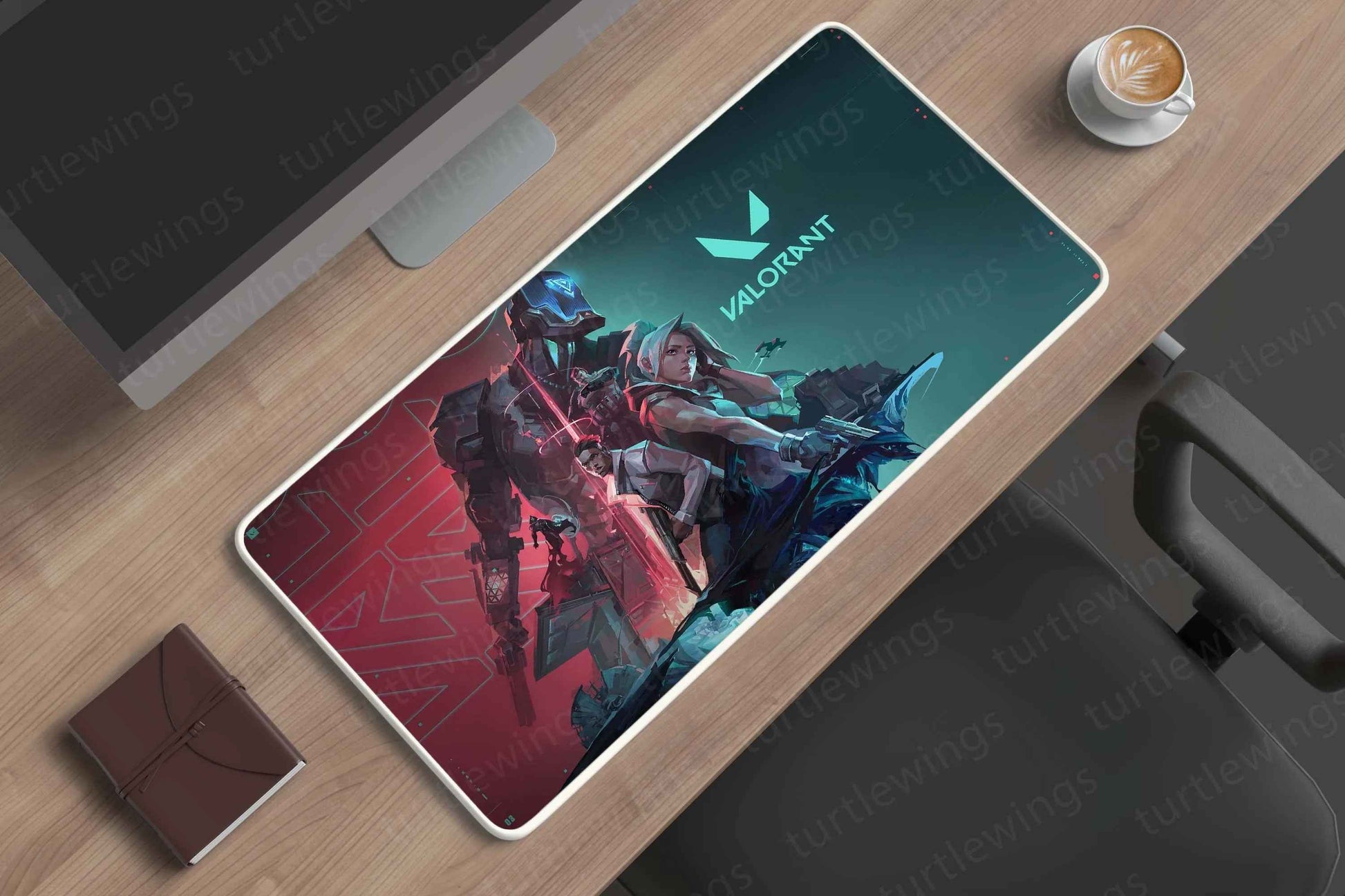 kay-o-x-jett-valorant-game-deskmat - TURTLEWINGS