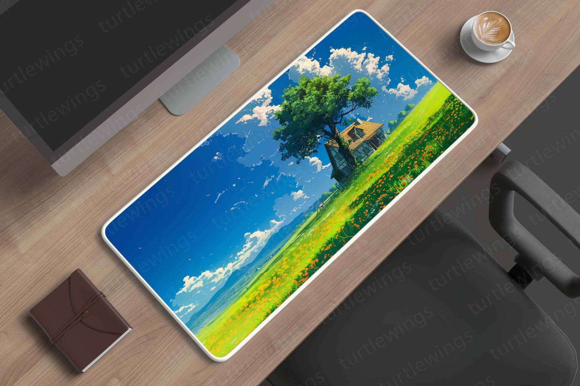 House Large Deskmat - Premium XL & XXL Gaming Mouse Pad - TURTLEWINGS