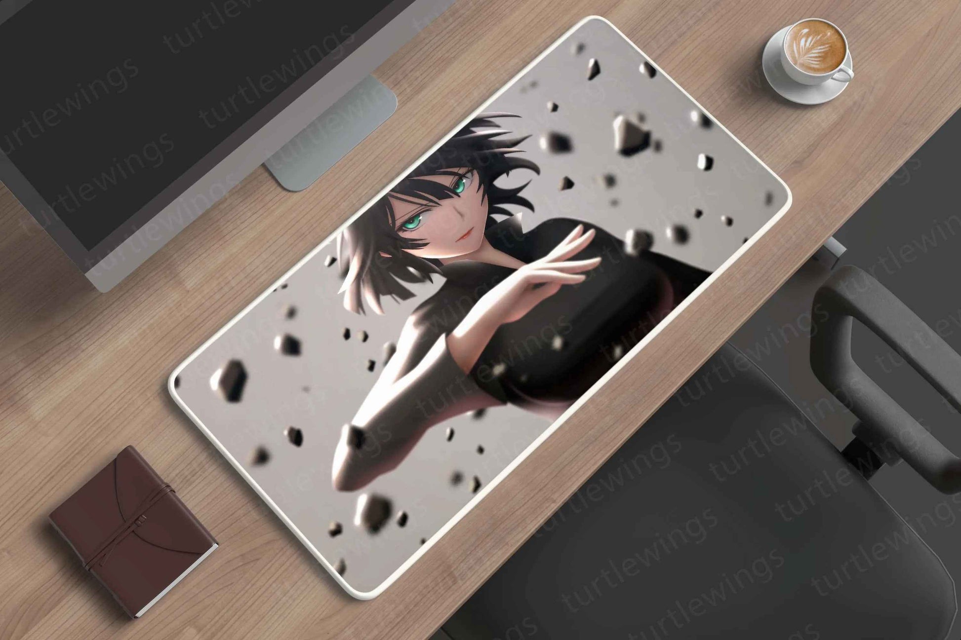 Fubuki-one-punch-man Deskmat - TURTLEWINGS