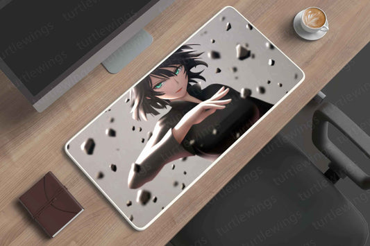 Fubuki-one-punch-man Deskmat - TURTLEWINGS