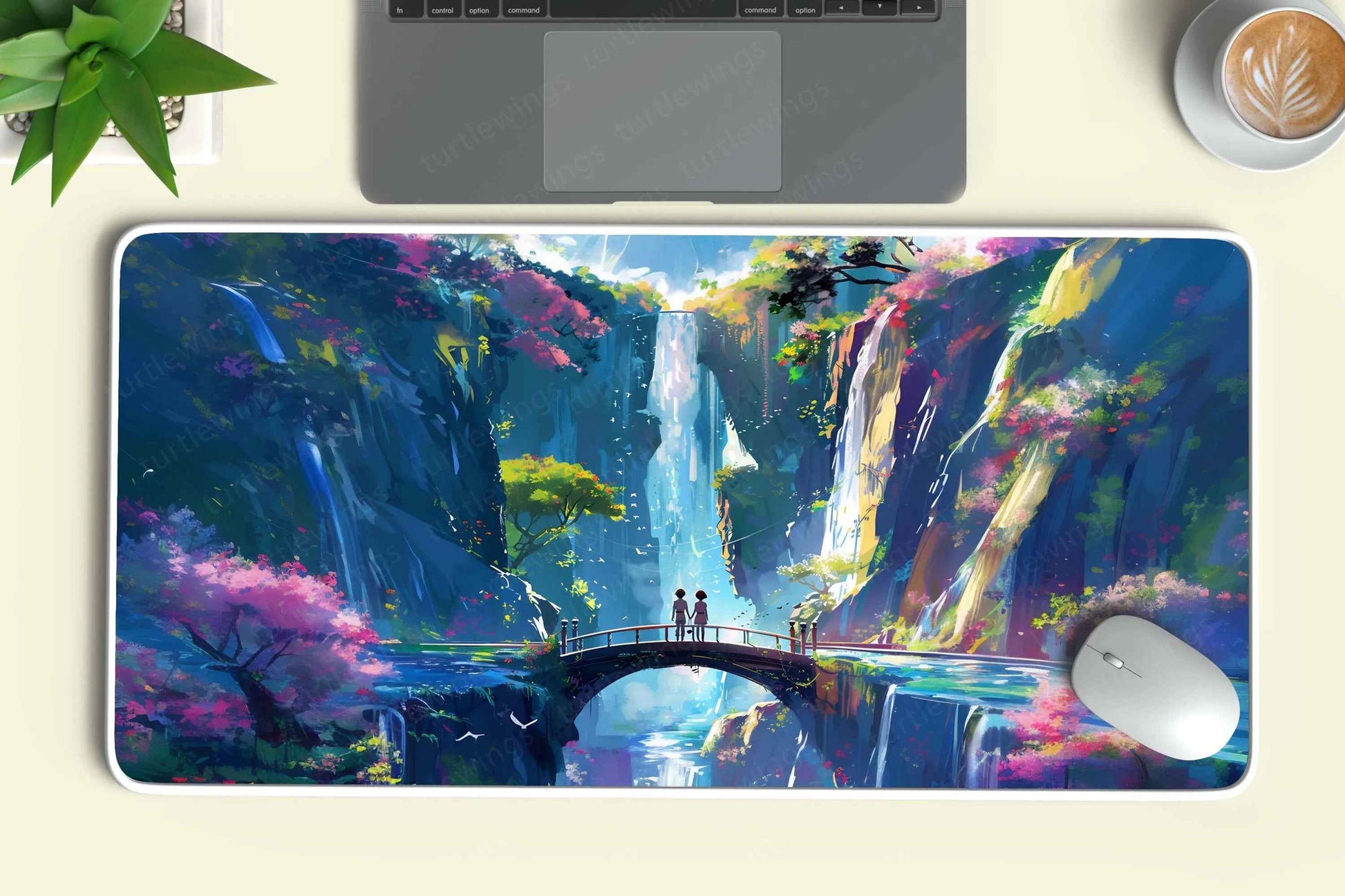 Bridge Large Deskmat - Premium XL & XXL Gaming Mouse Pad - TURTLEWINGS