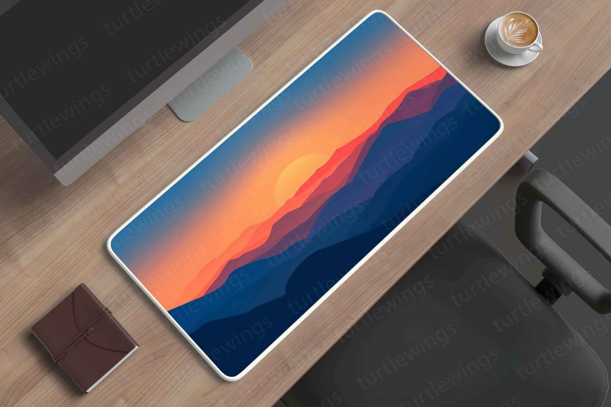 minimalist-mountains-sunset - TURTLEWINGS