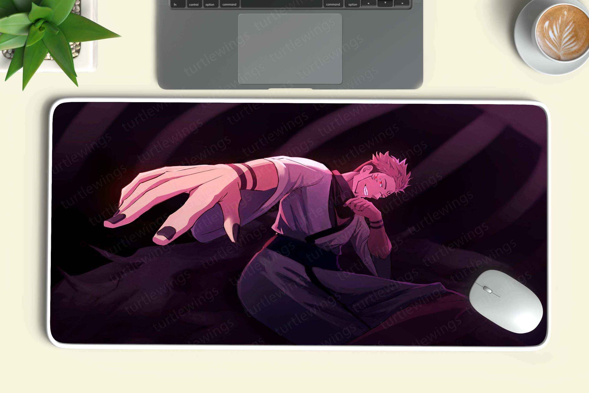 Ryomen Sukuna Desk Mat l jujutsu Kaisen - TURTLEWINGS
