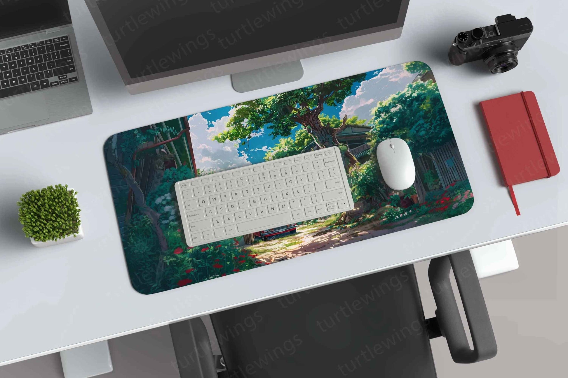 Old Large Deskmat - Premium XL & XXL Gaming Mouse Pad - TURTLEWINGS