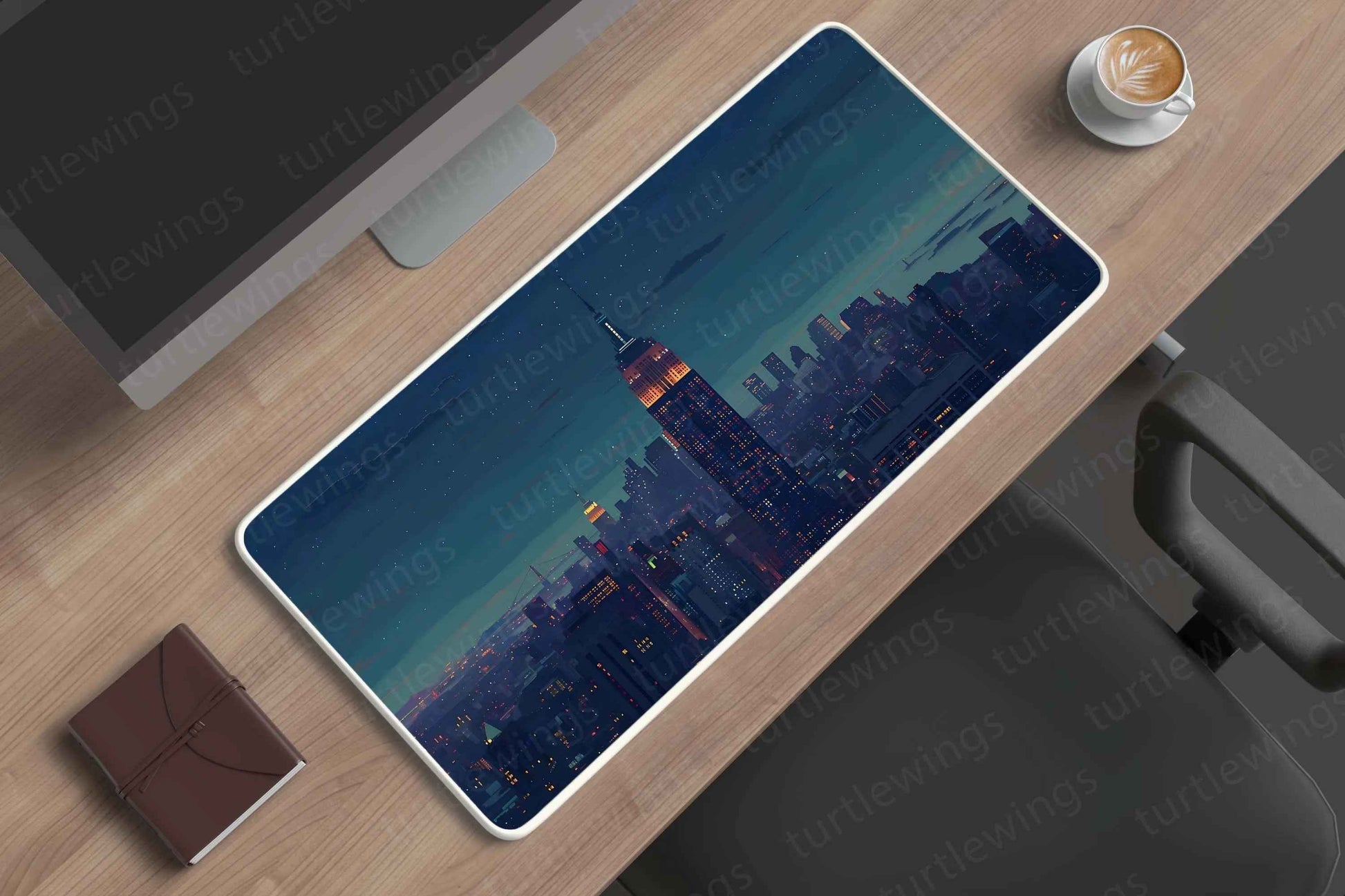 EmpireStateBuilding Large Deskmat - Premium XL & XXL Gaming Mouse Pad - TURTLEWINGS