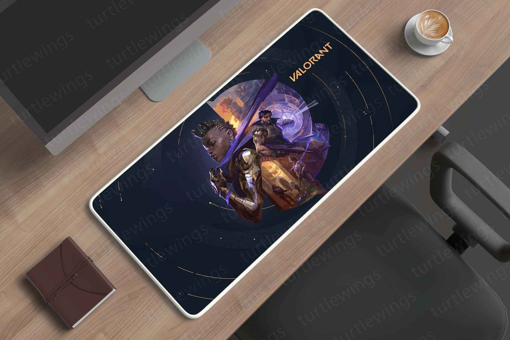 valorant deskmat - TURTLEWINGS
