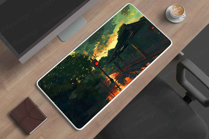 TrainStation Large Deskmat - Premium XL & XXL Gaming Mouse Pad - TURTLEWINGS