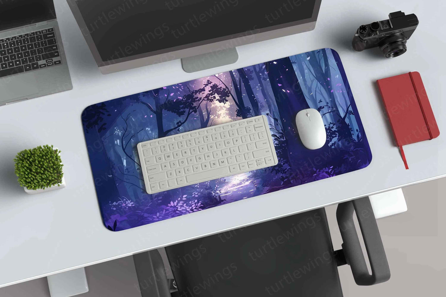Forest Large Deskmat - Premium XL & XXL Gaming Mouse Pad - TURTLEWINGS