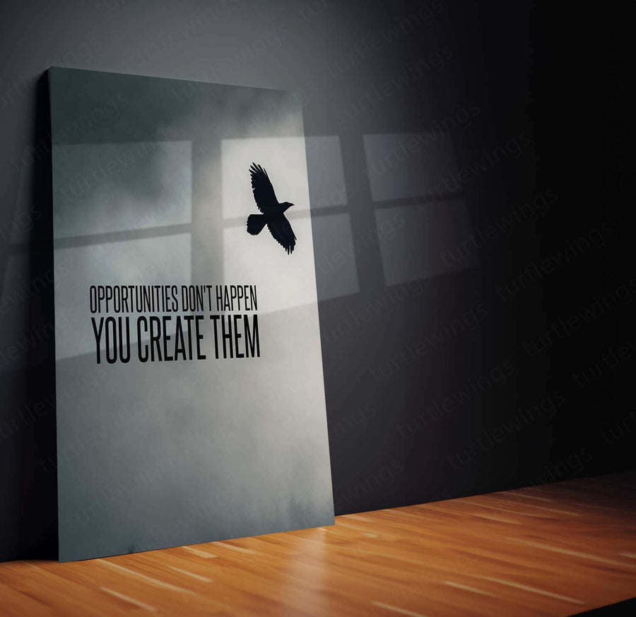 Eagle Quote Metal Poster – Inspirational Wall Art