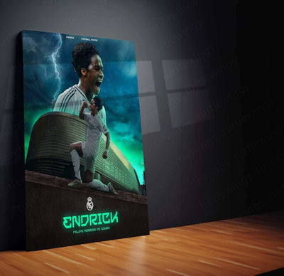 Endrick Metal Frame â Rising Star of Football - TURTLEWINGS
