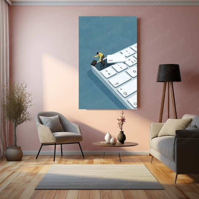 Escape Quote Metal Poster – Motivational & Inspirational Wall Art - TURTLEWINGS