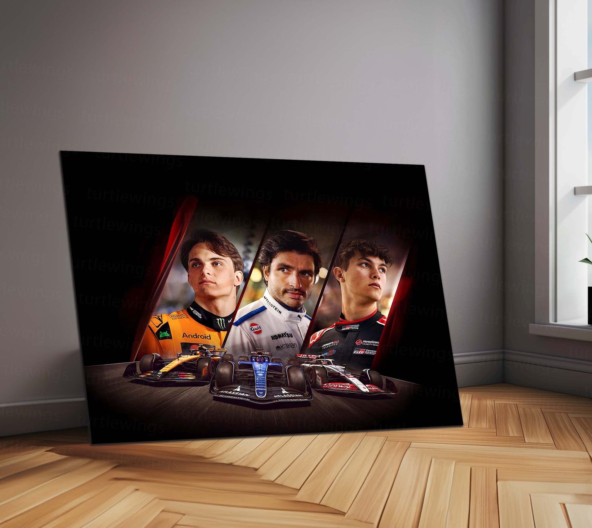 F1 25 Iconic Edition – Metal Frame | Formula 1 Tribute Wall Art | Premium Poster for Racing Enthusiasts & Gamers - TURTLEWINGS