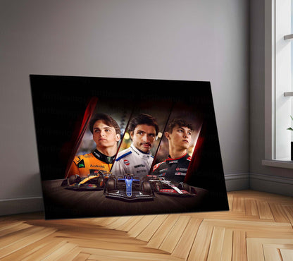 F1 25 Iconic Edition – Metal Frame | Formula 1 Tribute Wall Art | Premium Poster for Racing Enthusiasts & Gamers - TURTLEWINGS