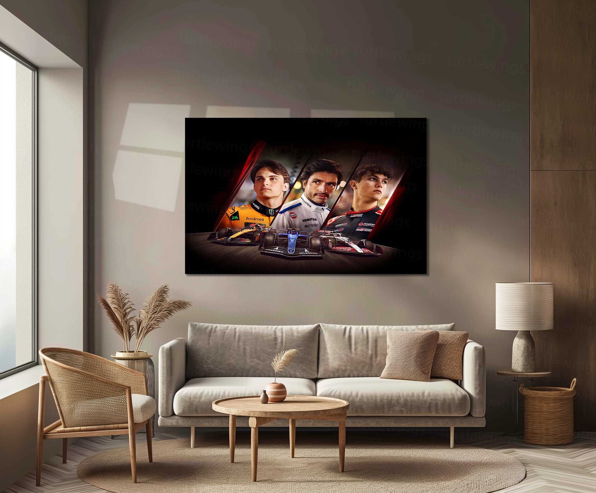 F1 25 Iconic Edition – Metal Frame | Formula 1 Tribute Wall Art | Premium Poster for Racing Enthusiasts & Gamers - TURTLEWINGS