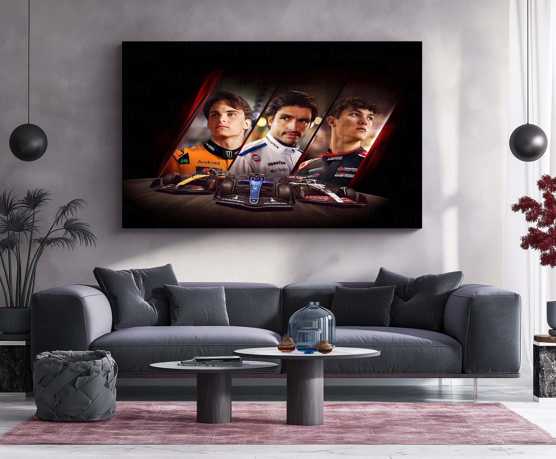 F1 25 Iconic Edition – Metal Frame | Formula 1 Tribute Wall Art | Premium Poster for Racing Enthusiasts & Gamers - TURTLEWINGS
