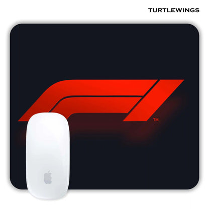 f1 logo Small Mousepad - TURTLEWINGS