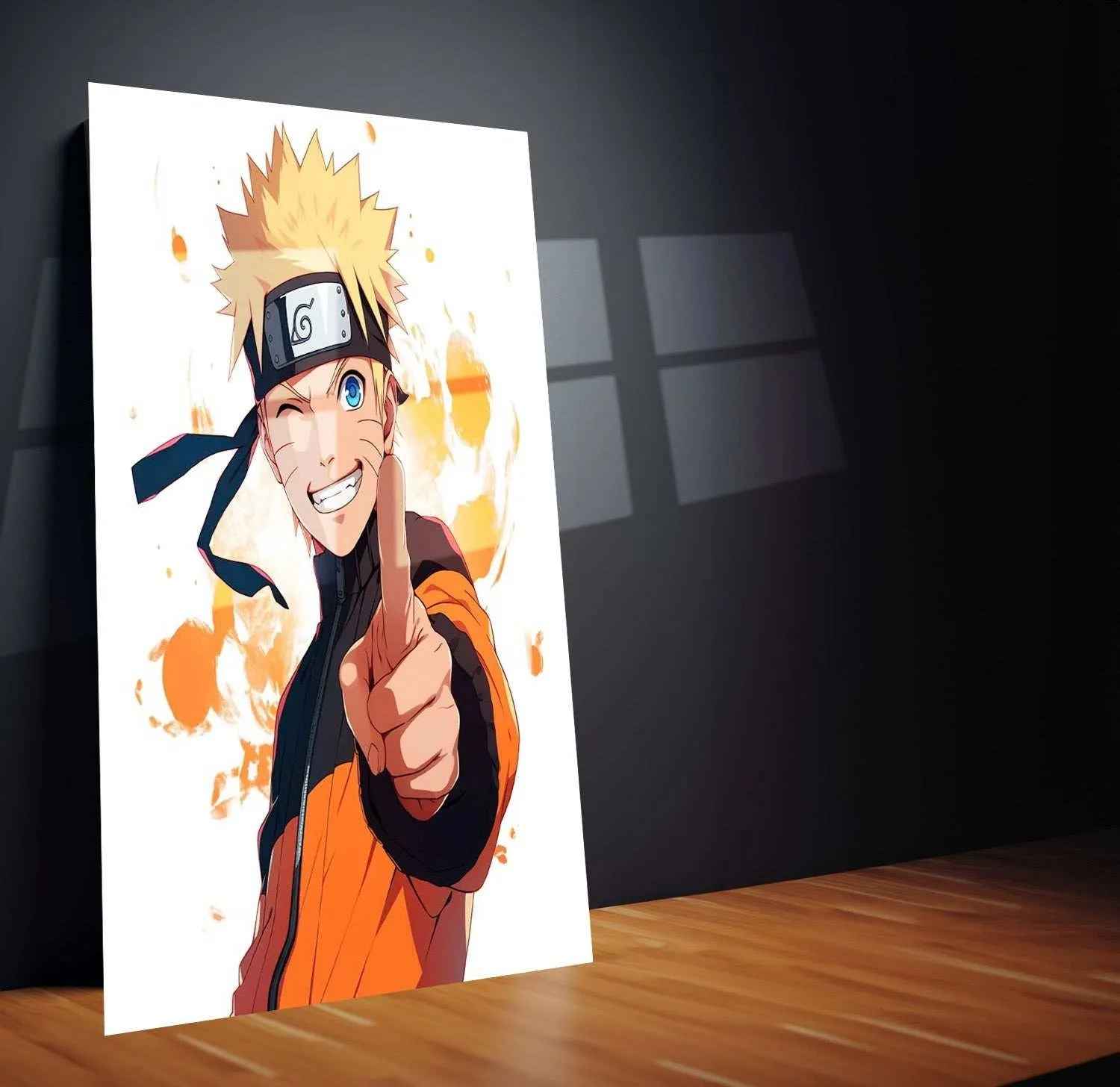 Naruto Metal Poster | Ninja Anime Wall Art | Hokage & Shinobi Tribute - TURTLEWINGS