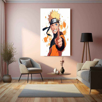 Naruto Metal Poster | Ninja Anime Wall Art | Hokage & Shinobi Tribute - TURTLEWINGS